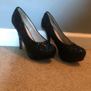 Sparkly heels